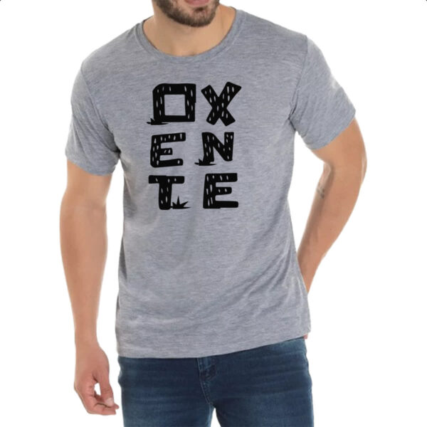 Camiseta Cinza Eu amo meu oxente - Imagem 2