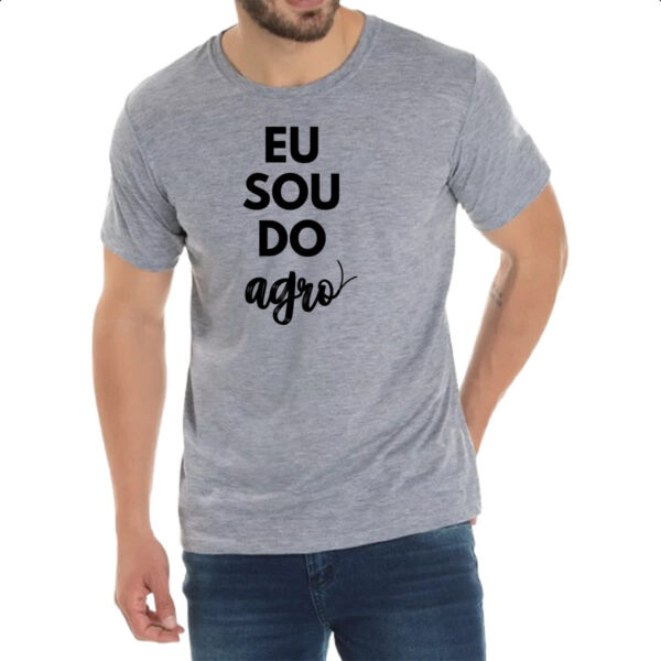 Camiseta Cinza Eu sou do Agro - Imagem 2