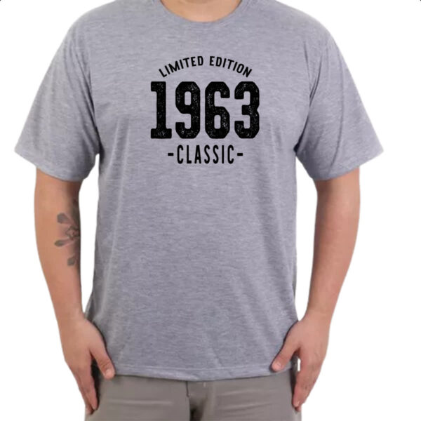 Camiseta Cinza Limited Edition Classic 1963 - Image 3