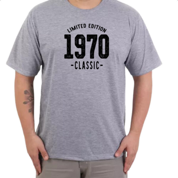 Camiseta Cinza Limited Edition Classic 1970 - Imagem 3
