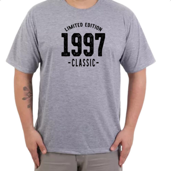 Camiseta Cinza Limited Edition Classic 1997 - Imagem 3