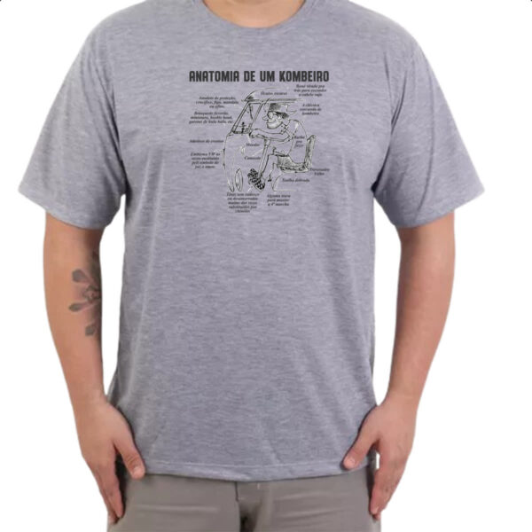 Camiseta Cinza Anatomia de um kombeiro - Imagem 3