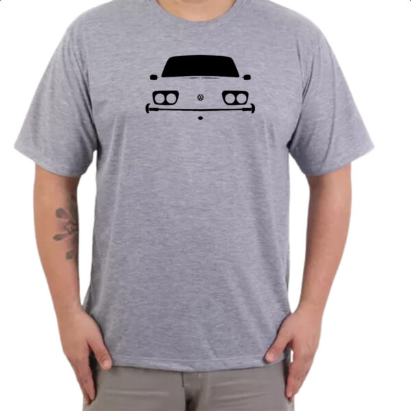 Camiseta Cinza Brasilia silhueta - Imagem 3