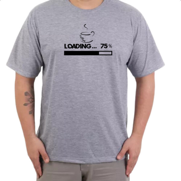 Camiseta Cinza Cafe carregando - Imagem 3
