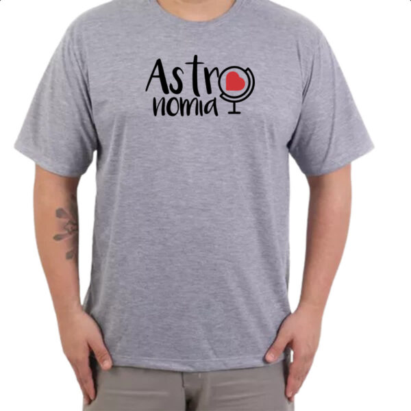 Camiseta Cinza Astronomia - Imagem 3