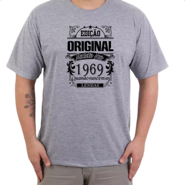 Camiseta Cinza Edicao Original 1969 - Image 3