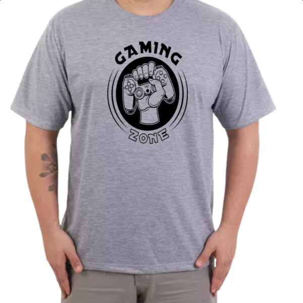Camiseta Cinza Gaming Zone - Imagem 3