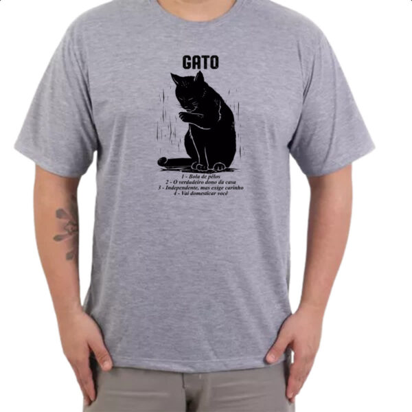 Camiseta Cinza Gato explicacao - Imagem 3