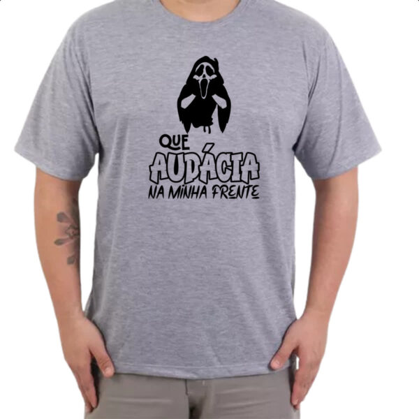 Camiseta Cinza Amostradinho que audacia - Imagem 3