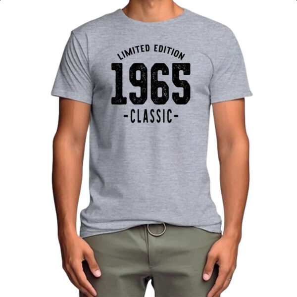 Camiseta Cinza Limited Edition Classic 1965 - Imagem 4