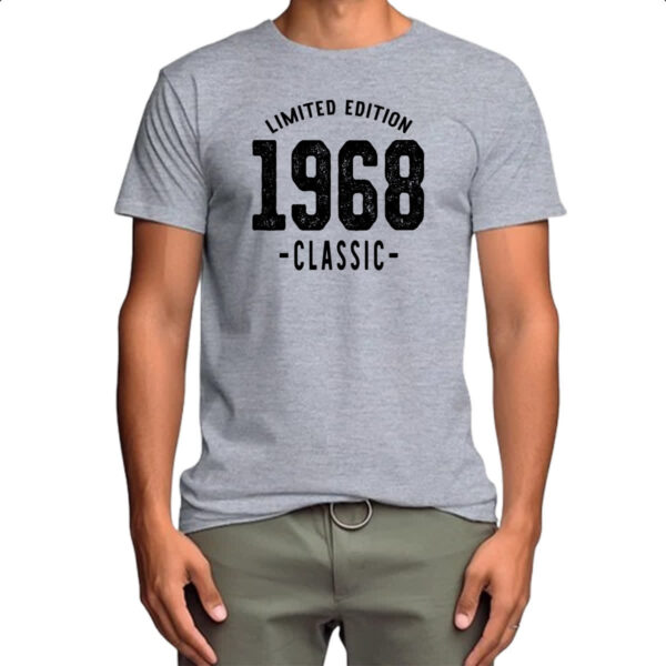 Camiseta Cinza Limited Edition Classic 1968 - Image 4