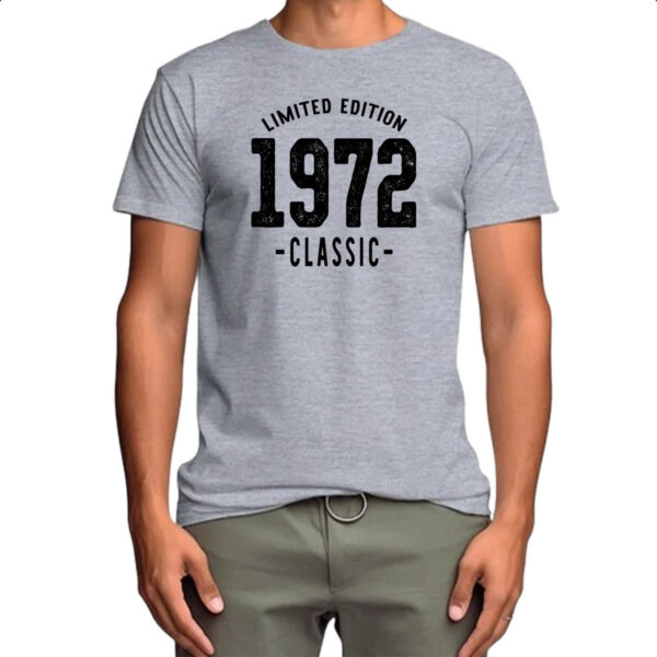 Camiseta Cinza Limited Edition Classic 1972 - Imagem 4
