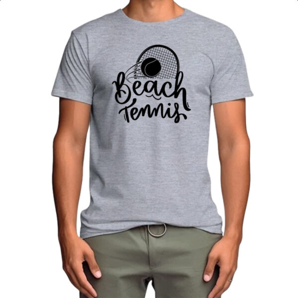 Camiseta Cinza Beach tennis - Imagem 4