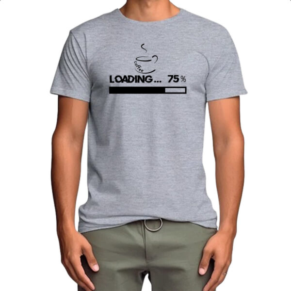 Camiseta Cinza Cafe carregando - Imagem 4