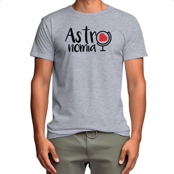 Camiseta Cinza Astronomia - Imagem 4