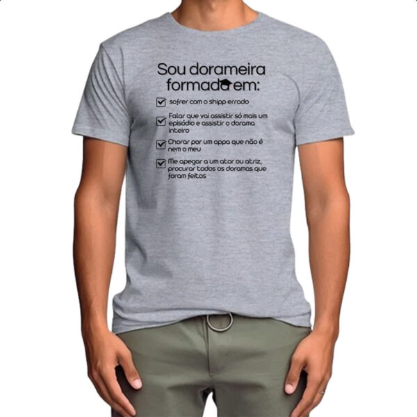 Camiseta Cinza Dorameira formada - Imagem 4