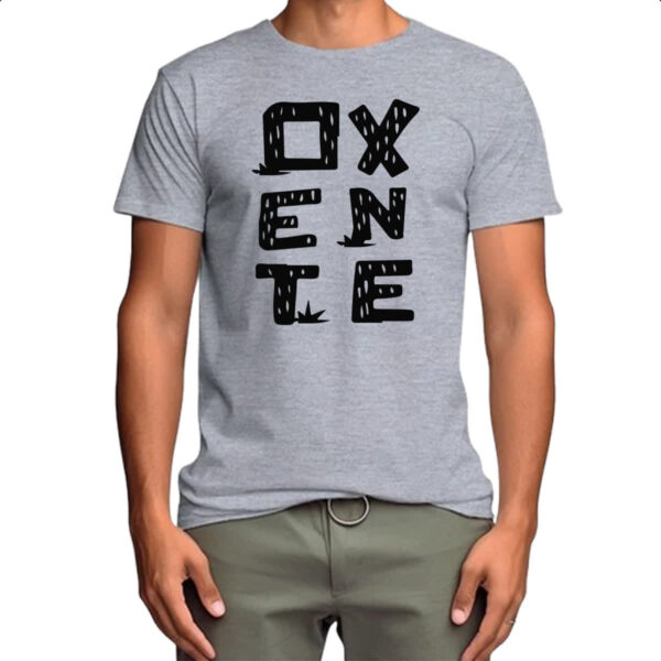 Camiseta Cinza Eu amo meu oxente - Imagem 4