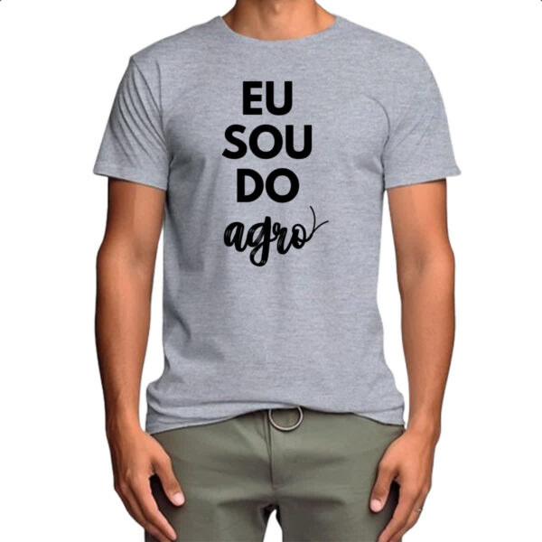 Camiseta Cinza Eu sou do Agro - Imagem 4
