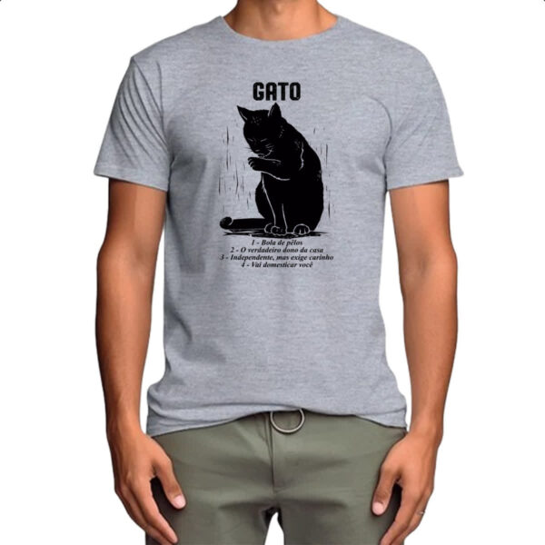 Camiseta Cinza Gato explicacao - Imagem 4
