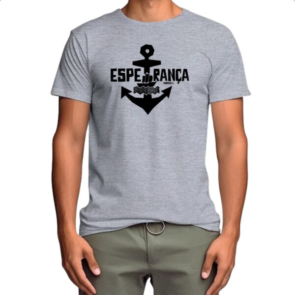 Camiseta Cinza Gospel Hebreus 6 - Imagem 4