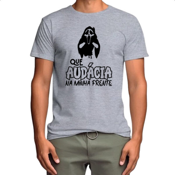 Camiseta Cinza Amostradinho que audacia - Imagem 4