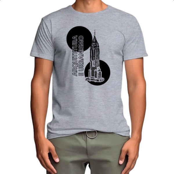 Camiseta Cinza Arquitetura e urbanismo - Imagem 4