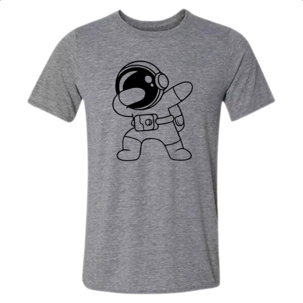 Camiseta Cinza Astronauta dab