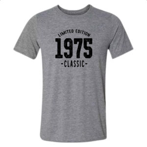 Camiseta Cinza Limited Edition Classic 1975