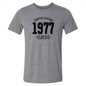 Camiseta Cinza Limited Edition Classic 1977