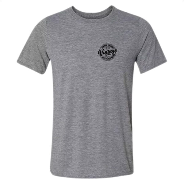 Camiseta Cinza Brasao Limited Edition Vintage 1964
