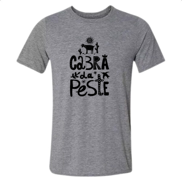 Camiseta Cinza Cabra da peste elementos nordestinos