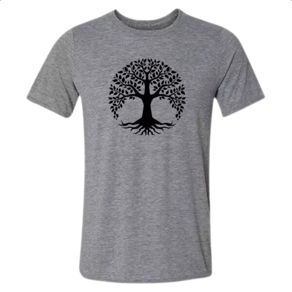 Camiseta Cinza Arvore da vida preta