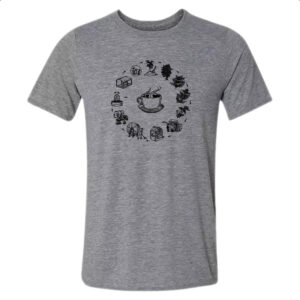 Camiseta Cinza Ciclo do Cafe