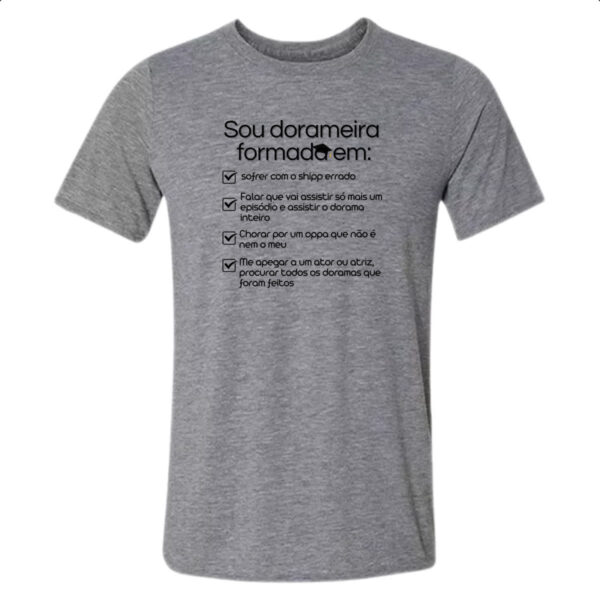 Camiseta Cinza Dorameira formada