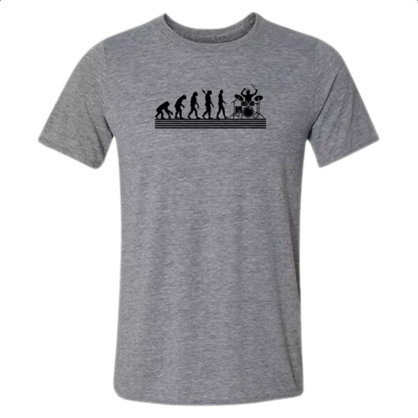 Camiseta Cinza Evolucao baterista