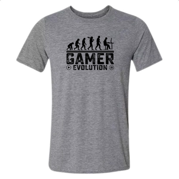Camiseta Cinza Evolucao gamer