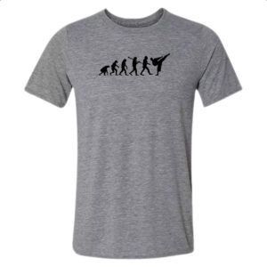 Camiseta Cinza Evolucao karate
