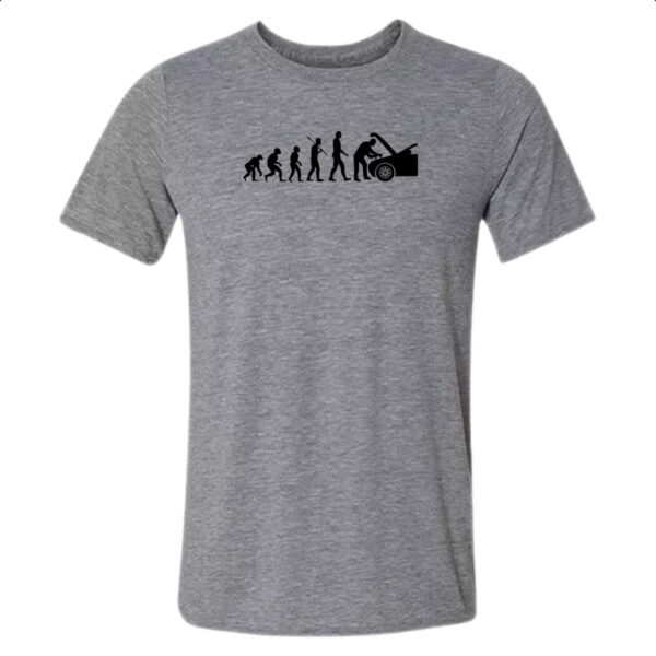 Camiseta Cinza Evolucao mecanico