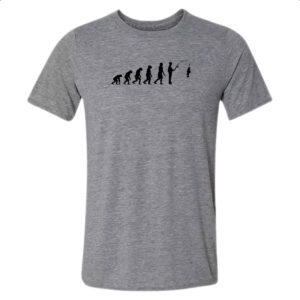 Camiseta Cinza Evolucao pescaria