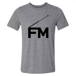 Camiseta Cinza FM Frequencia Modulada
