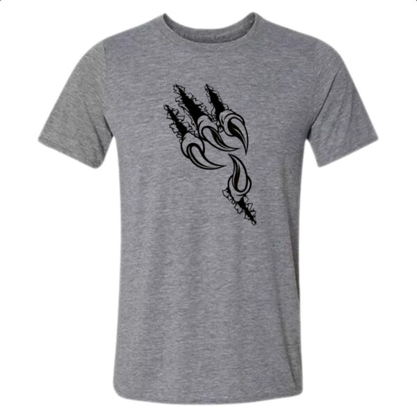 Camiseta Cinza Garras de aguia rasgando