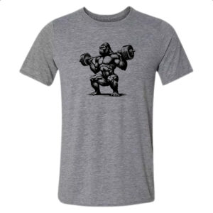 Camiseta Cinza Gorila maromba