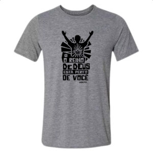 Camiseta Cinza Gospel Lucas 17.21