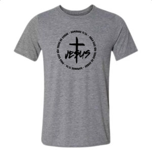 Camiseta Cinza Gospel Romanos 11.36