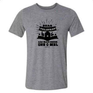 Camiseta Cinza Gospel Salmos 119.103