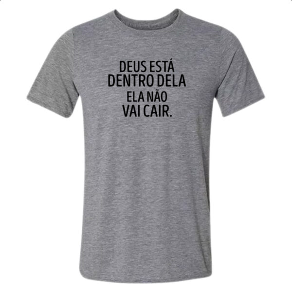 Camiseta Cinza Gospel Salmos 46.5