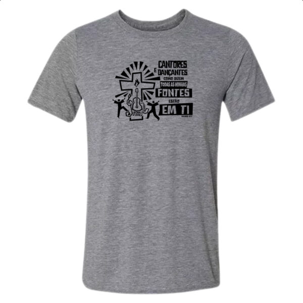 Camiseta Cinza Gospel Salmos 87.7