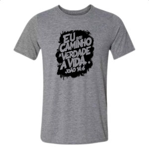 Camiseta Cinza Jesus Joao 14-6