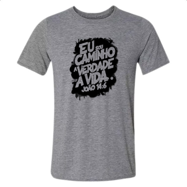 Camiseta Cinza Jesus Joao 14-6