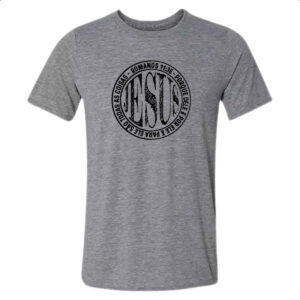 Camiseta Cinza Jesus Romanos 11-36